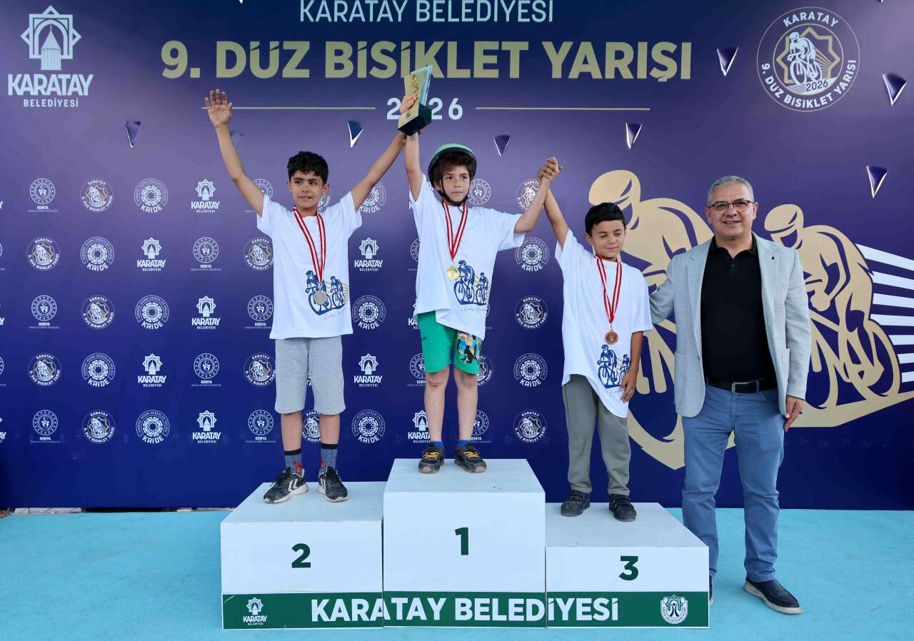 Karatay'da 9. Düz Bisiklet Yarışı büyük heyecana sahne oldu 7